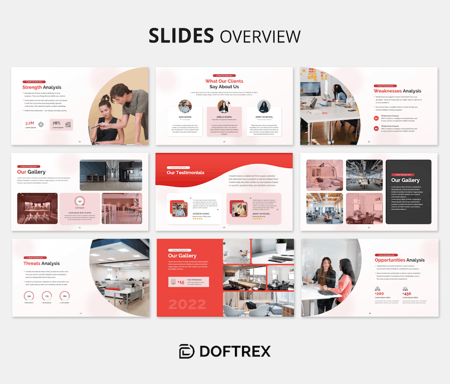 公司介绍业务范围发展历程PPT模板 - 顶尖PPT