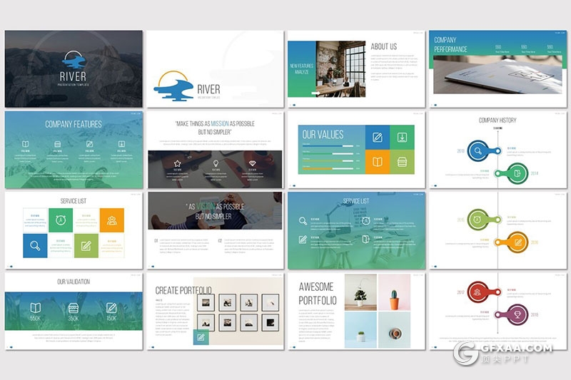 32页大自然环境保护方案策划执行PPT模板 5种主题配色 - 顶尖PPT