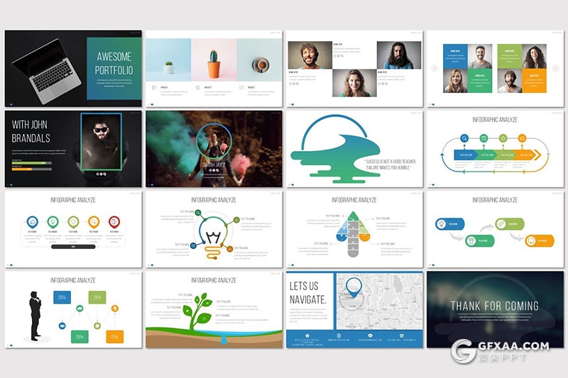 32页大自然环境保护方案策划执行PPT模板 5种主题配色 - 顶尖PPT