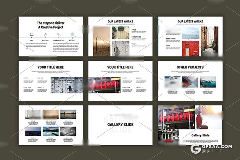 94页简约风格商务工作总结汇报企业介绍业务合作通用PPT模板 - 顶尖PPT