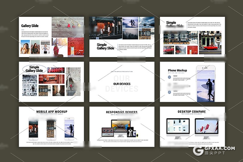 94页简约风格商务工作总结汇报企业介绍业务合作通用PPT模板 - 顶尖PPT
