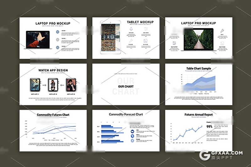 94页简约风格商务工作总结汇报企业介绍业务合作通用PPT模板 - 顶尖PPT