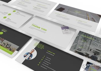 34页商务风格企业公司介绍工作总结汇报ppt模板 - 顶尖PPT