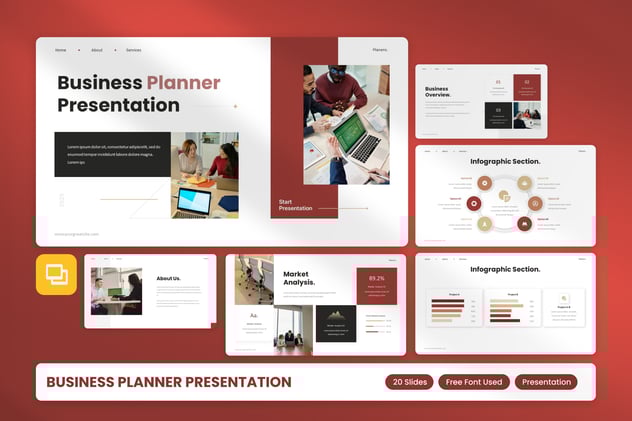 商业规划PPT模板 - 顶尖PPT