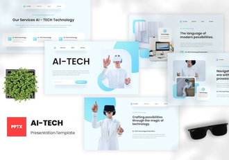 科技教育技术应用方案PPT模板 - 顶尖PPT