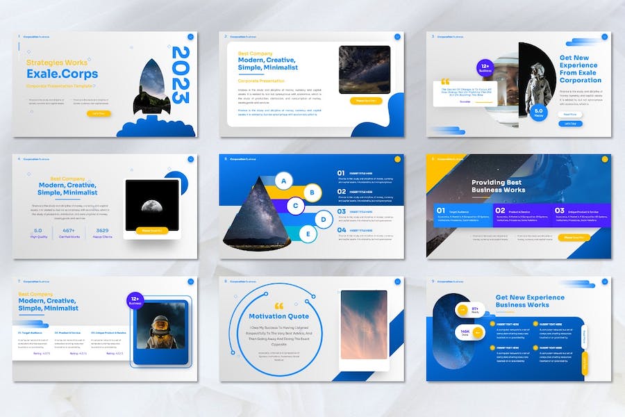 企业公司讲述展示方案推介Keynote模板 - 顶尖PPT