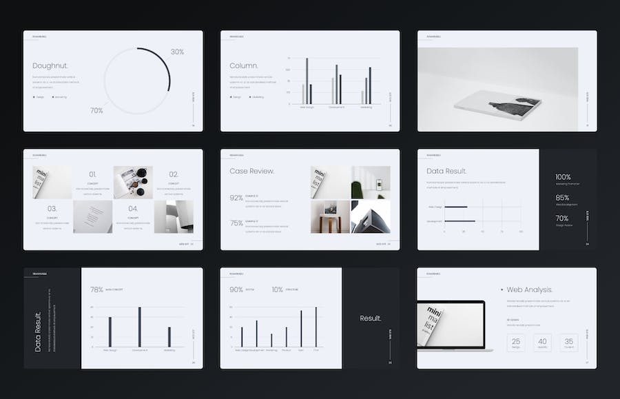 简约业务合作品牌营销策划通用PPT模板 - 顶尖PPT