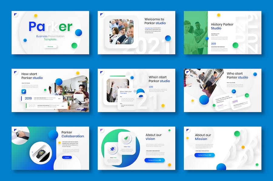 商业企业发展战略规划Keynote模板 - 顶尖PPT