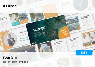 旅游度假主题keynote模板 - 顶尖PPT