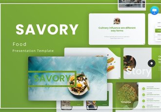 美味食物餐饮行业市场分析keynote模板 - 顶尖PPT