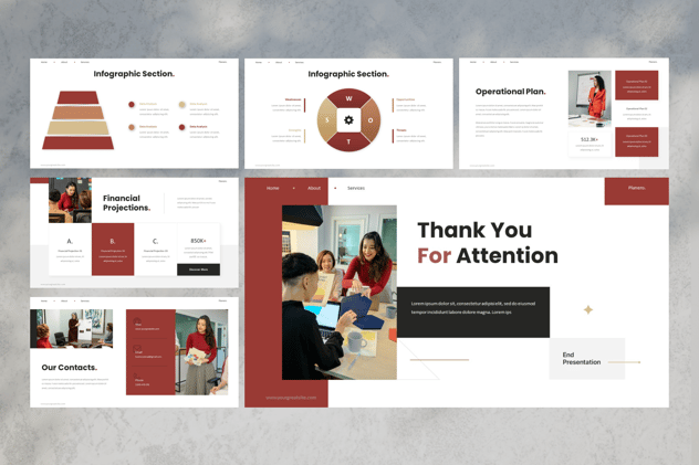 商业规划PPT模板 - 顶尖PPT