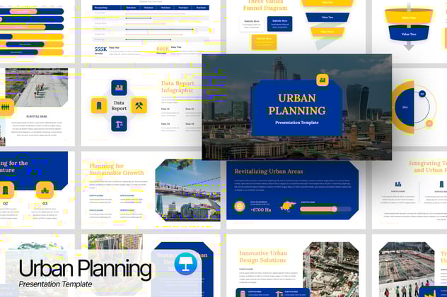 城市规划建设投资keynote模板 - 顶尖PPT