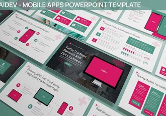 移动应用程序APP推广介绍展示PPT模板 - 顶尖PPT