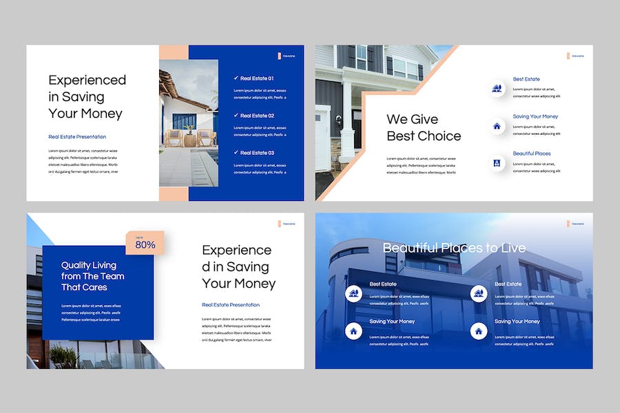 房地产楼盘项目销售推广宣传PPT模板 - 顶尖PPT