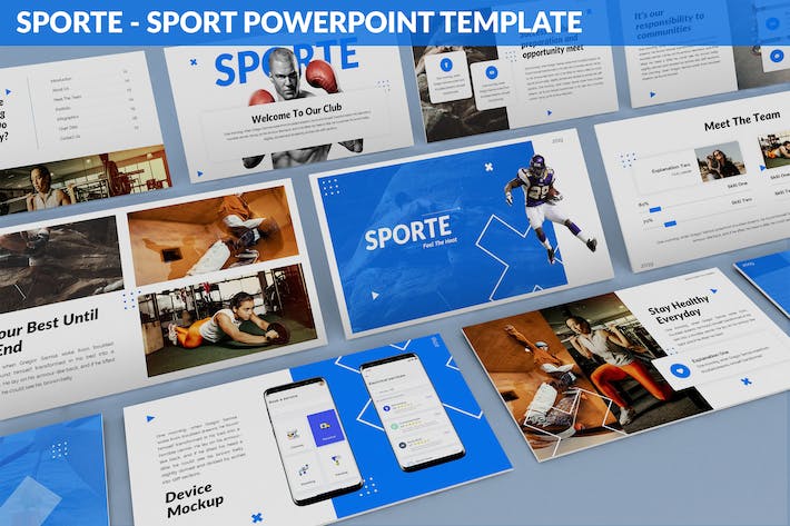 运动体育健身训练方案PPT模板 - 顶尖PPT