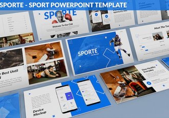 运动体育健身训练方案PPT模板 - 顶尖PPT