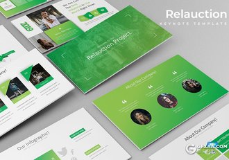 30页欧美商务风格企业介绍工作总结计划keynote模板 5种主题配色 - 顶尖PPT