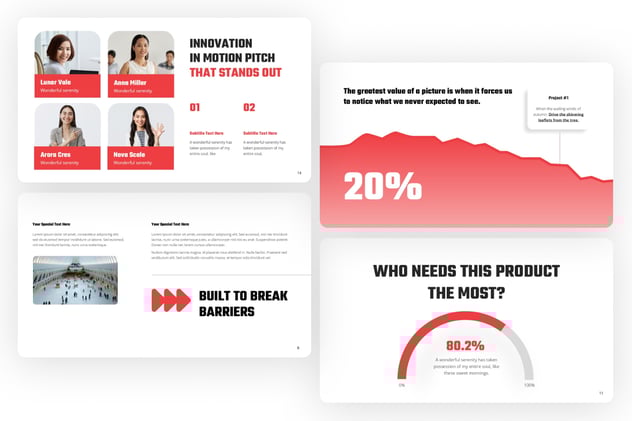 商业演讲平台详细介绍展示PPT模板 - 顶尖PPT