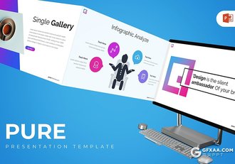 30页国外商务年中工作汇报多用途PPT模板 5种主题配色 - 顶尖PPT