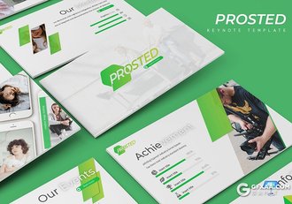 30页欧美高端商务风格创意图形工作汇报keynote模板 5种主题配色 - 顶尖PPT