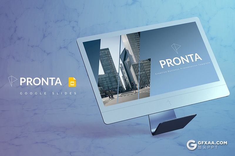 30页创意商务图形工作汇报项目分析google slides模板 5种主题配色 - 顶尖PPT