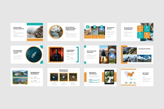 旅游度假主题keynote模板 - 顶尖PPT