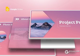30页唯美配色欧美商务通用google slides模板 5种主题配色 - 顶尖PPT
