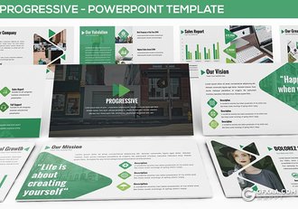 30页企业历程企业规划项目介绍展示PPT模板 3种主题配色 16:9和4:3尺寸 - 顶尖PPT