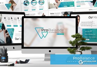 30页创意圆角三角形商务企业公司介绍工作汇报keynote模板 5种主题配色 - 顶尖PPT