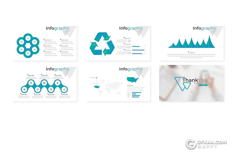 30页创意圆角三角形商务企业公司介绍工作汇报keynote模板 5种主题配色 - 顶尖PPT