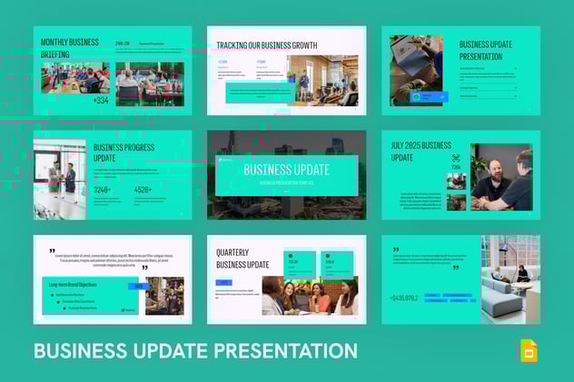 企业业务更新情况介绍展示PPT模板 - 顶尖PPT