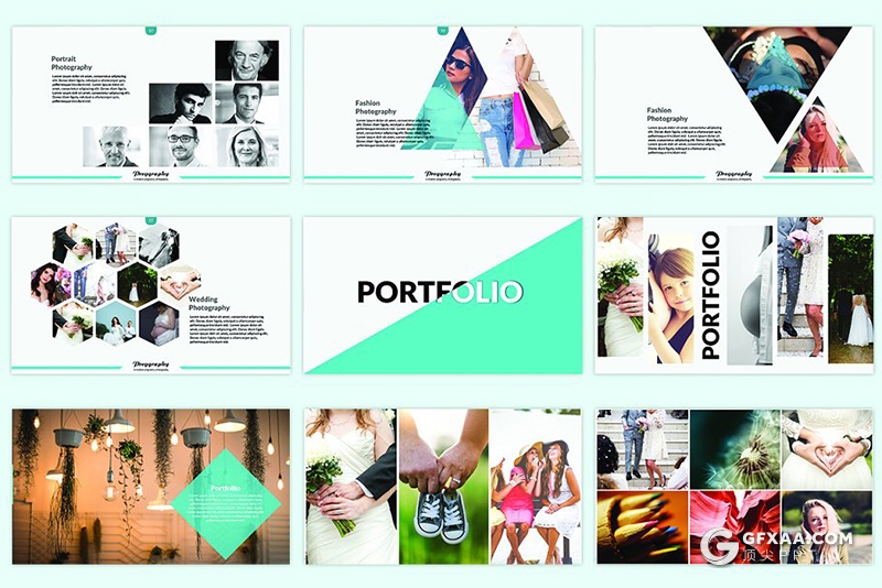 71页摄影图片展示摄影公司案例业务介绍PPT模板 - 顶尖PPT