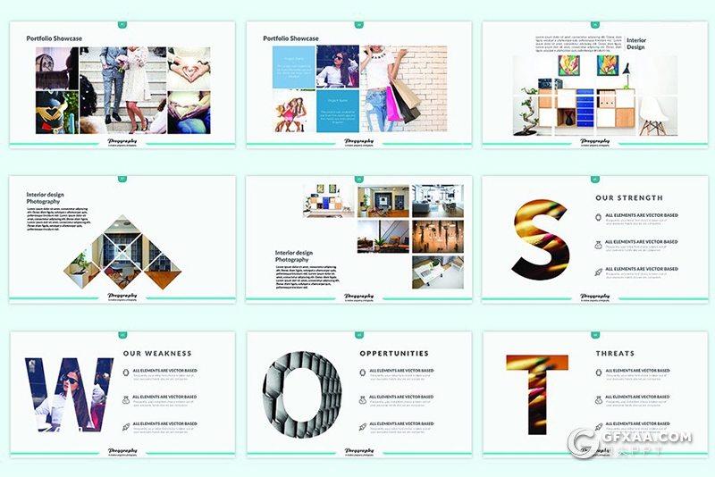 71页摄影图片展示摄影公司案例业务介绍PPT模板 - 顶尖PPT