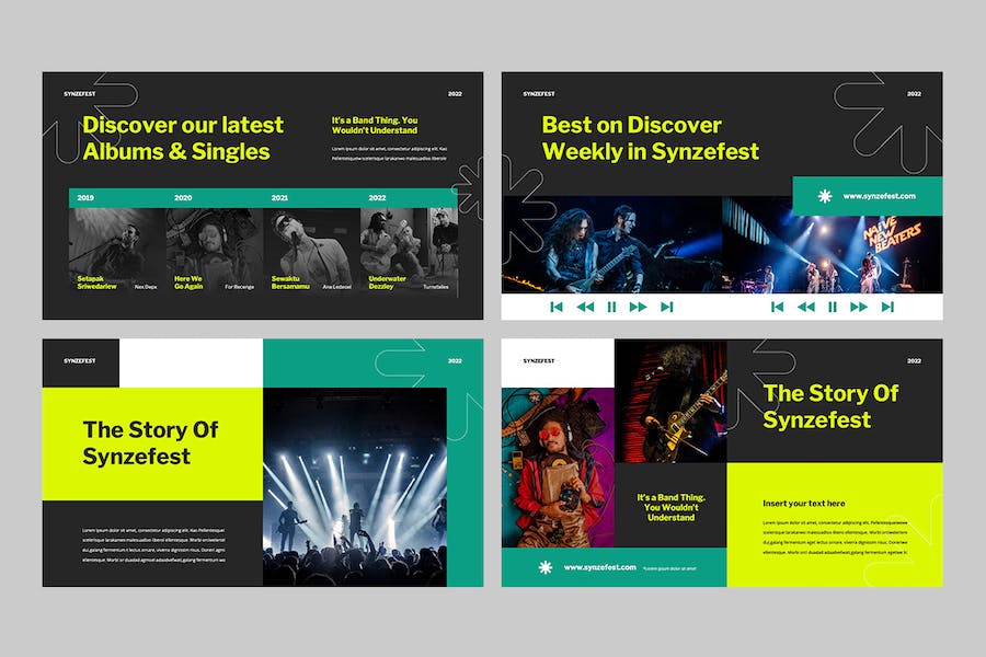 音乐节日活动策划讲述Keynote模板 - 顶尖PPT