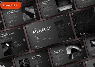 黑色商务商业通用PPT模板 - 顶尖PPT