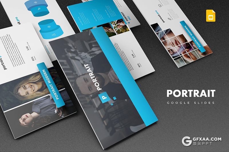 30页欧美商务多用途工作汇报数据分析google slides模板 5种主题配色 - 顶尖PPT