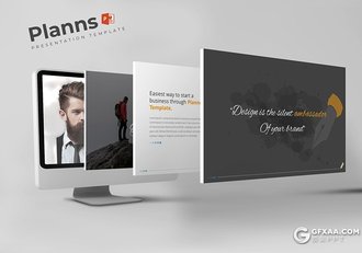 30页商务风格工作总结汇报国外多用途PPT模板 5种主题配色 - 顶尖PPT