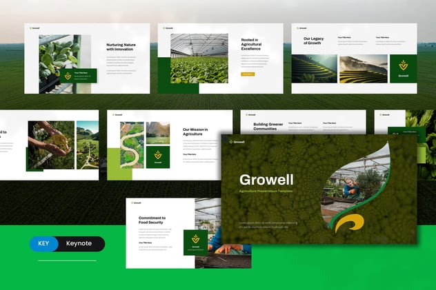 农业种植农作物研究keynote模板 - 顶尖PPT