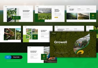 农业种植农作物研究keynote模板 - 顶尖PPT