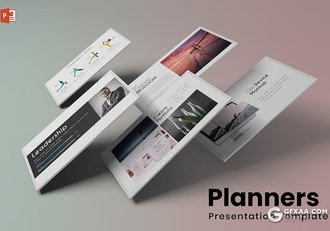 32页商务风格团队介绍工作总结汇报PPT模板 5种配色 - 顶尖PPT