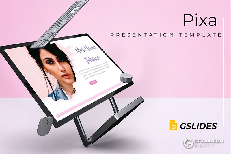 32页彩色艺术风格泼墨笔刷图片形状商务多用途google slides模板 5种主题配色 - 顶尖PPT