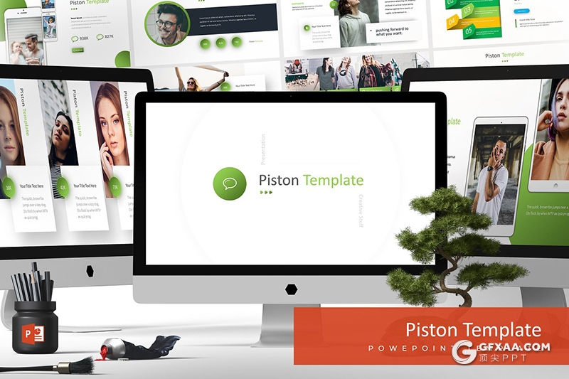 30页商务风格企业团队介绍欧美商务多用途PPT模板 5种主题配色 - 顶尖PPT