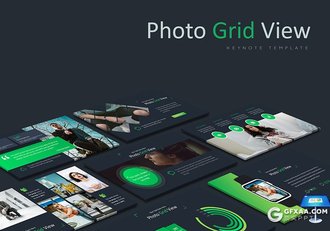 30页国外黑底色商务团队介绍图片展示工作分析统计keynote模板 5种主题配色 - 顶尖PPT