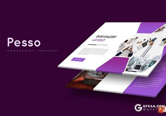 30页国外商务风格项目介绍展示工作汇报PPT模板 5种主题配色 - 顶尖PPT