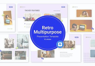 复古多功能创意商务设计Keynote模板 - 顶尖PPT