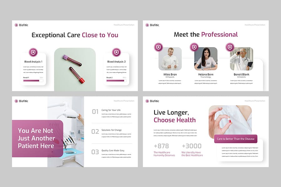 生物科学医学研究学术讲座Keynote模板 - 顶尖PPT