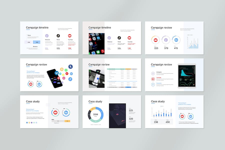 数字营销战略推广方案PPT模板 - 顶尖PPT