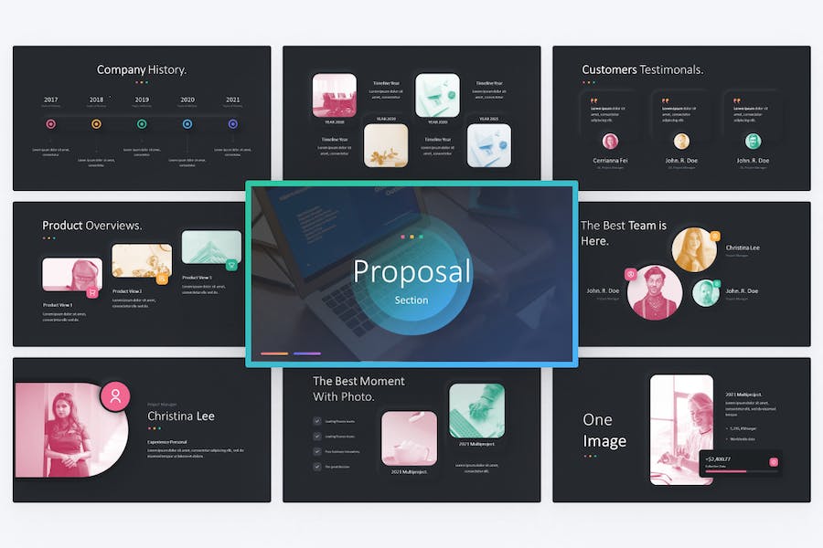 商业建议书营销报告商业计划多用途PPT模板 - 顶尖PPT