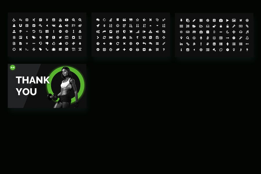 体操健身房介绍项目展示PPT模板 - 顶尖PPT