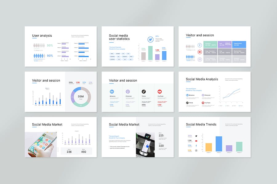数字营销战略推广方案PPT模板 - 顶尖PPT